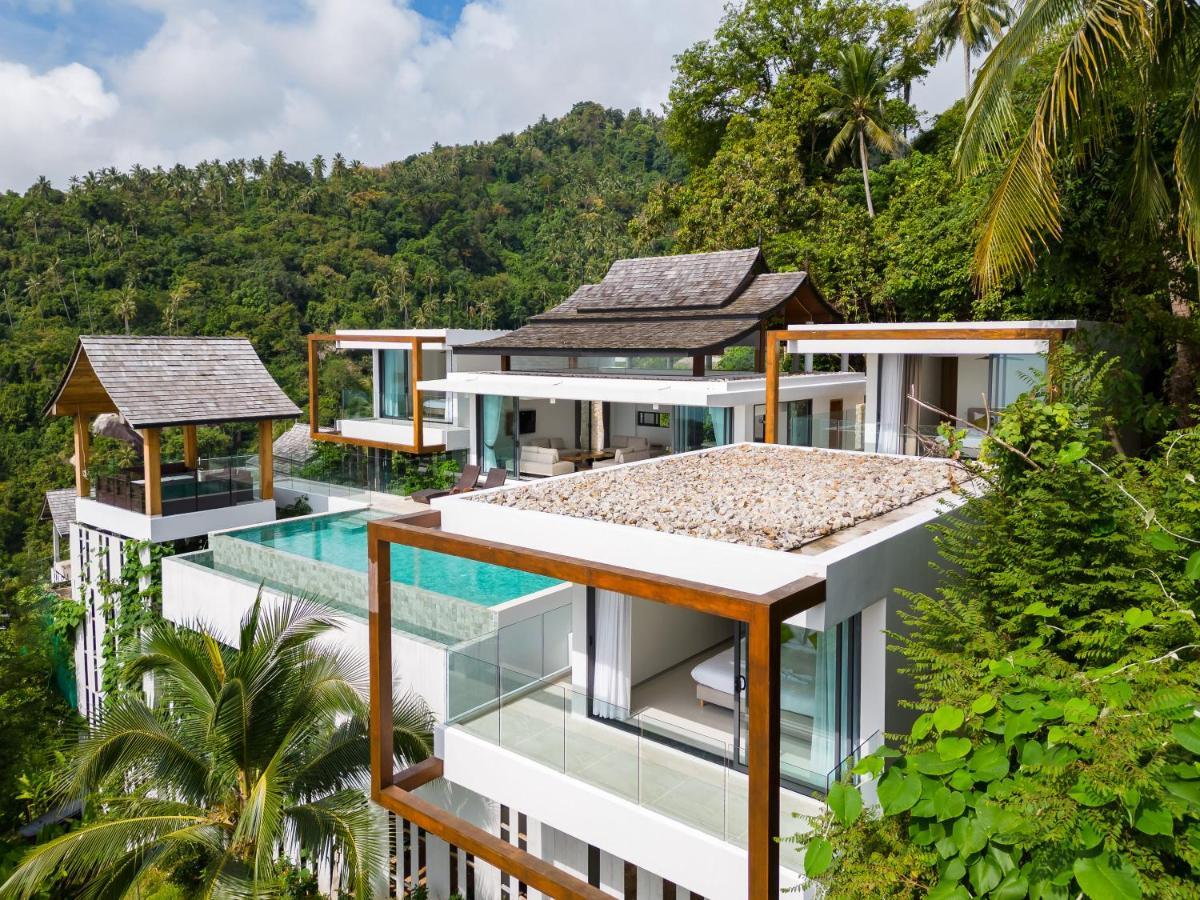 Villa Samui Relax Airfreshing Privacy Modern Luxury Seaview Natural Rainforest Infinity Pool With 3 Beds Suits With Housekeeper