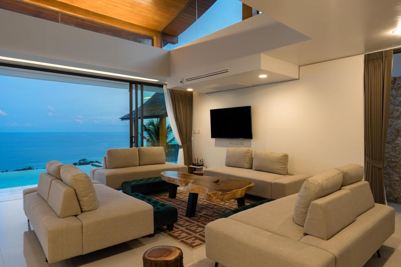 Samui Relax Airfreshing Privacy Modern Luxury Seaview Natural Rainforest Infinity Pool With 3 Beds Suits With Housekeeper Villa *