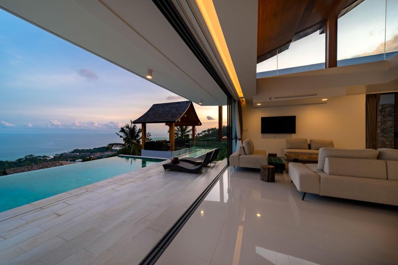 Samui Relax Airfreshing Privacy Modern Luxury Seaview Natural Rainforest Infinity Pool With 3 Beds Suits With Housekeeper