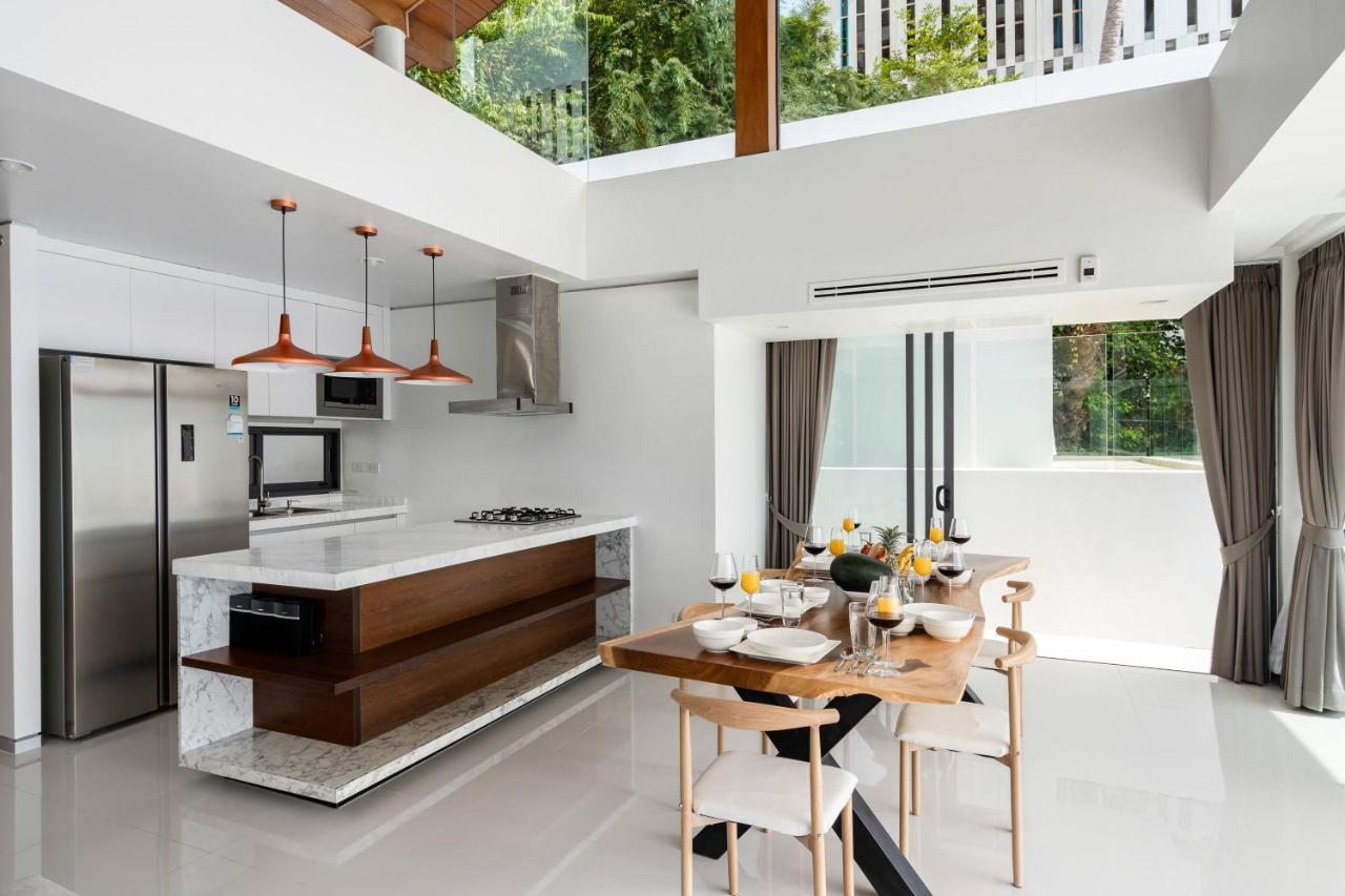 Villa Samui Relax Airfreshing Privacy Modern Luxury Seaview Natural Rainforest Infinity Pool With 3 Beds Suits With Housekeeper